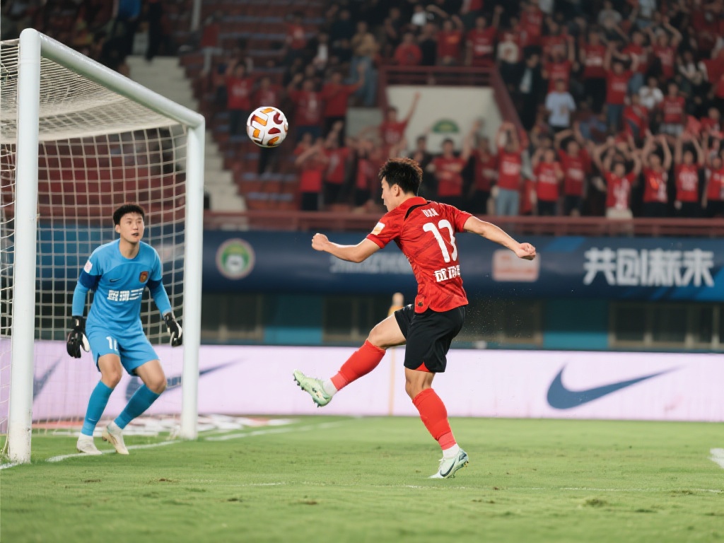 谭龙凌空惊艳绝平 长春主场战武汉胶着