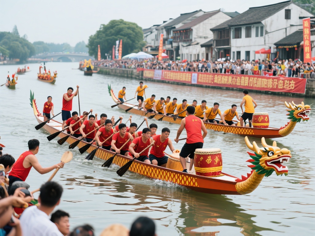 2025年3月30日传统龙舟竞渡盛况揭秘